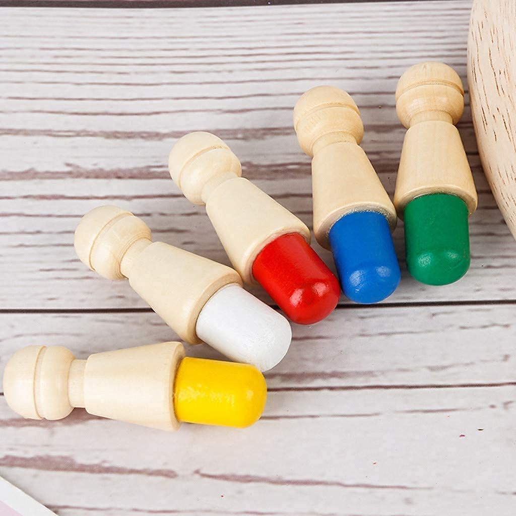 Wooden Memory Match Stick Chess Game-9