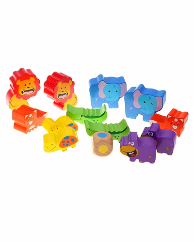 Wooden Animal Stacking Blocks-8
