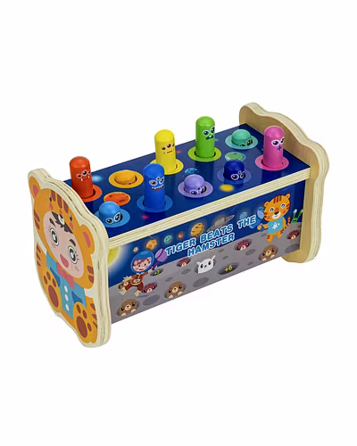 Tiger Hammer &amp; Peg Pounding Bench-ST26