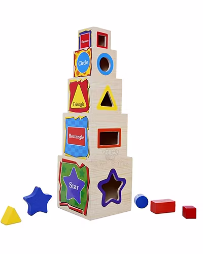 Montessori Shape Sorter Box-3
