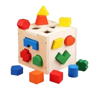 Solid Wood Shape Fun Box-ST31