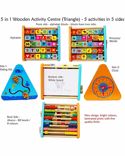 5-in-1 Activity Learning  Triangle Cube-4