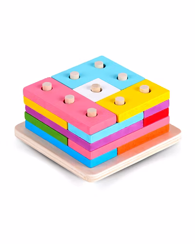 Wooden Tetris Block Puzzle-1