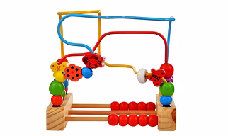 Wooden Beads Maze (30 Pieces) Puzzle Game