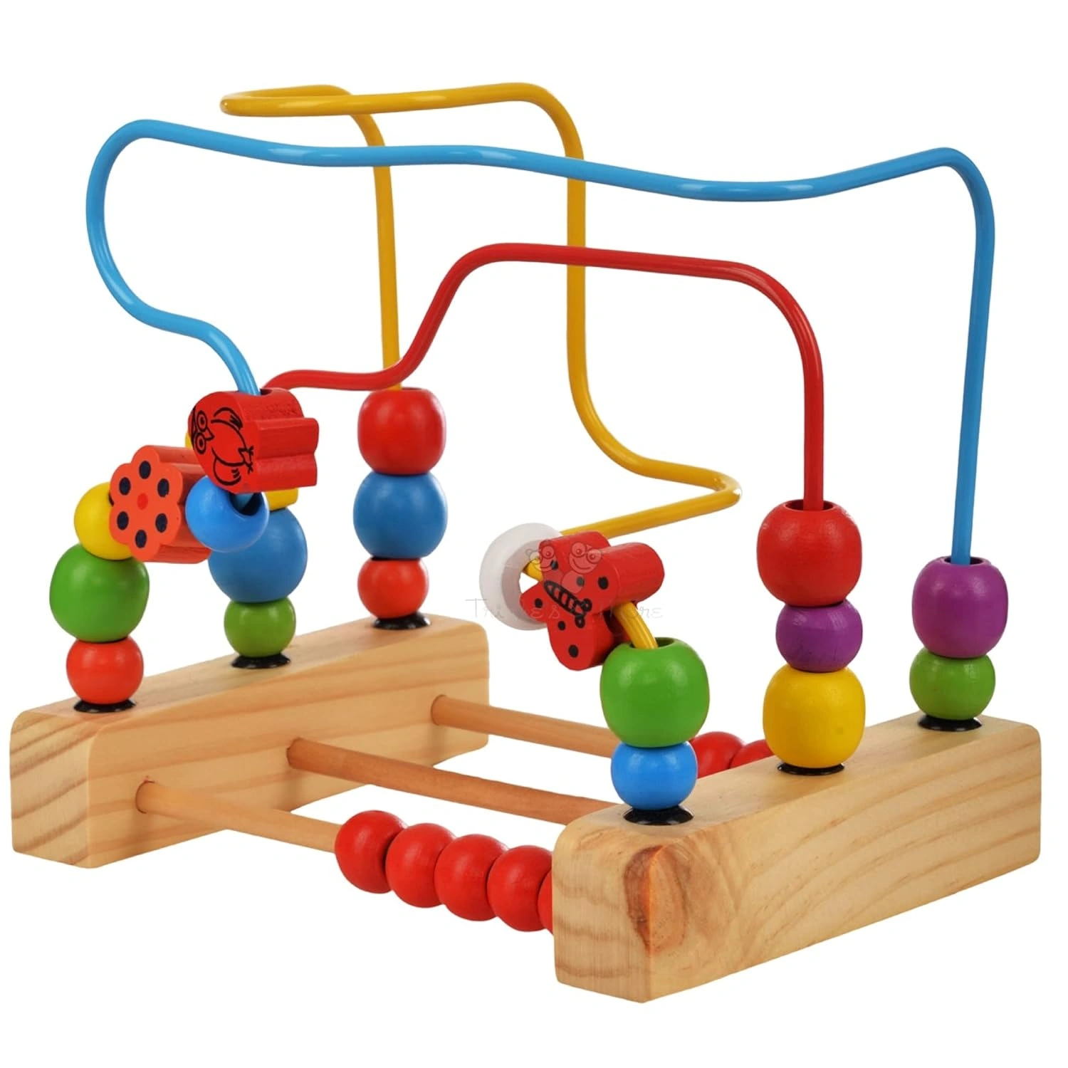 Wooden Beads Maze (30 Pieces) Puzzle Game-2