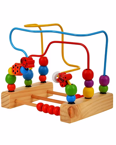 Wooden Beads Maze (30 Pieces) Puzzle Game-2