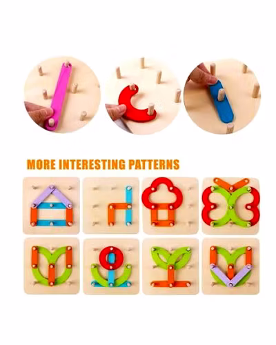 Wooden Alphabet Numbers construction Hundred Change Collage-3
