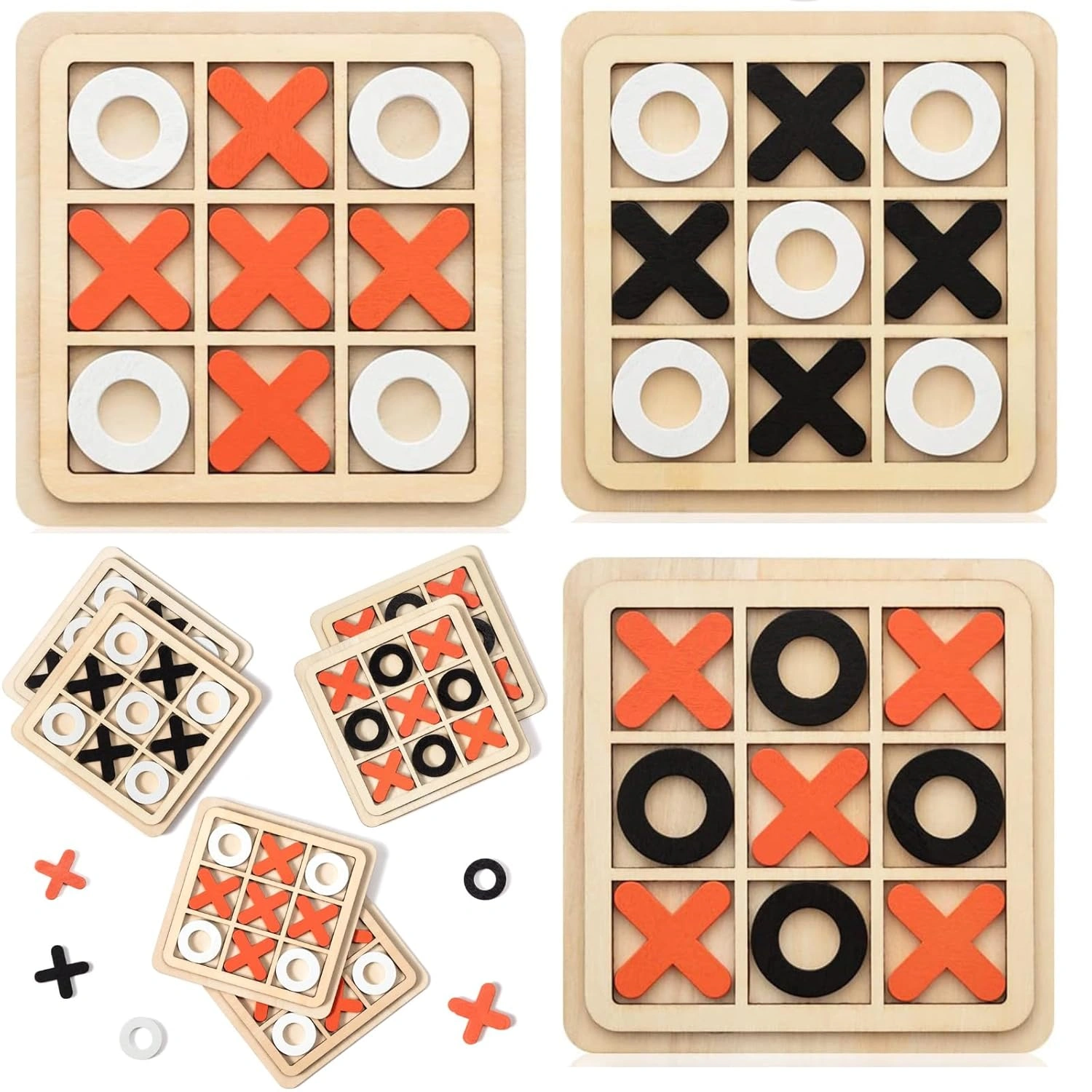 Tic Tac Toe Toy Classic Board Game-4