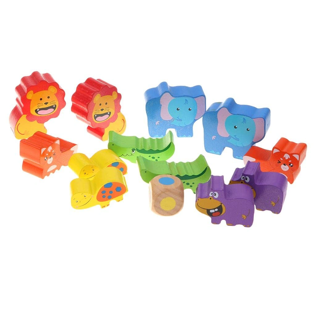 Wooden Animal Stacking Blocks-1