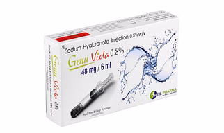 Sodium Hyaluronate injection 0.8% w/v 6ml GenuVida 0.8%