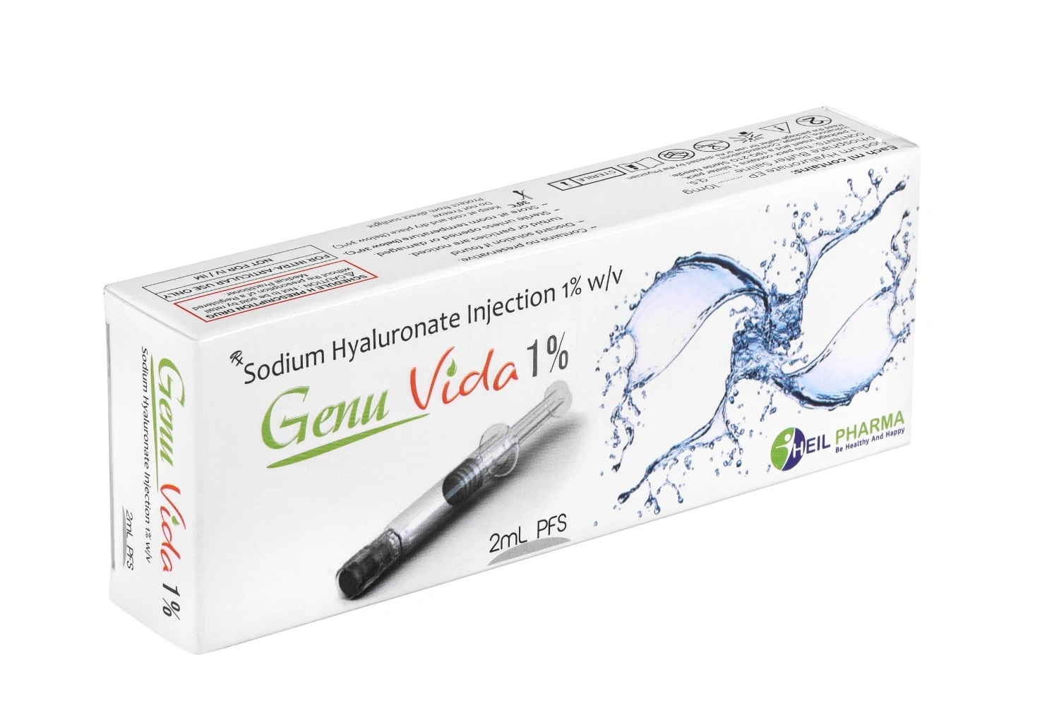 Sodium Hyaluronate injection 1.0% w/v 2ml GenuVida 1.0%-12653519