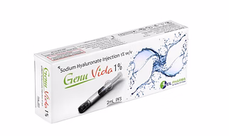 Sodium Hyaluronate injection 1.0% w/v 2ml GenuVida 1.0%