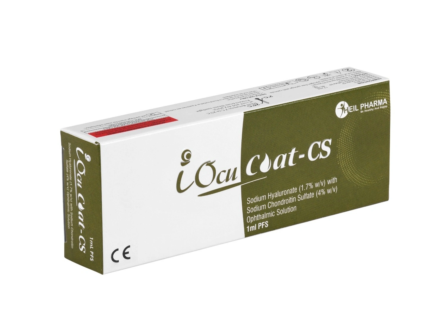 Sodium Hyaluronate 1.7% w/v with Sodium Chondroitin Sulfate 4% w/v Ophthalmic Solution 1ml iOcuCoat CS-12653503