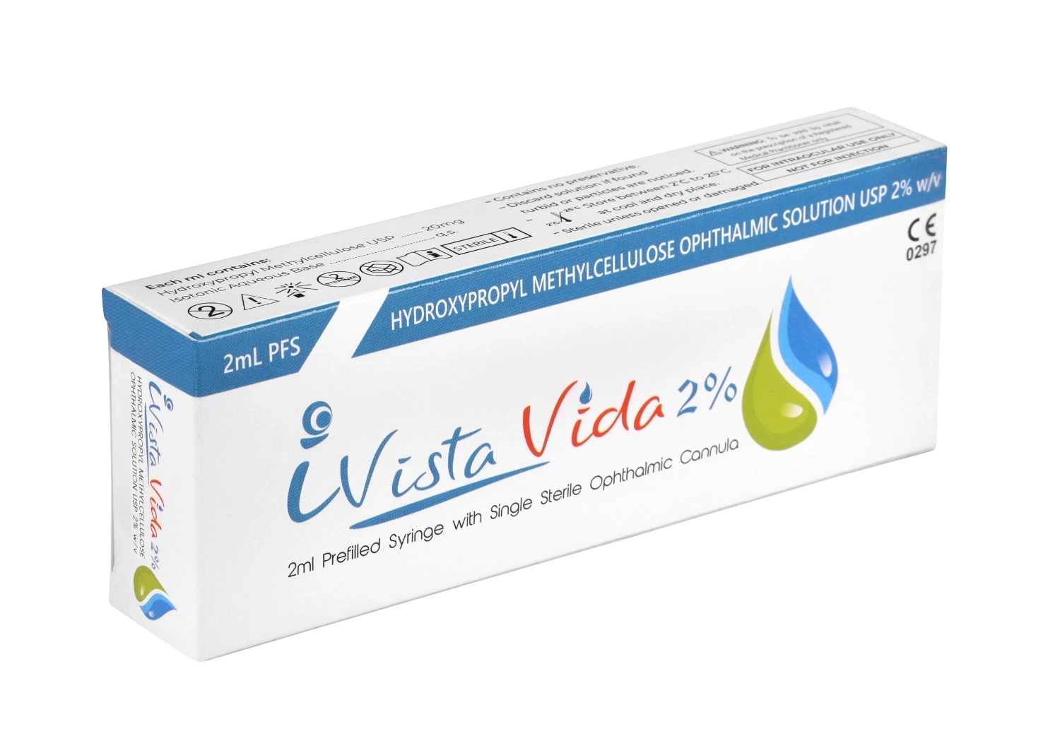 Hydroxypropyl Methylcellulose ophthalmic Solution USP 2.0% w/v 2ml iVistaVida 2.0%-12653493