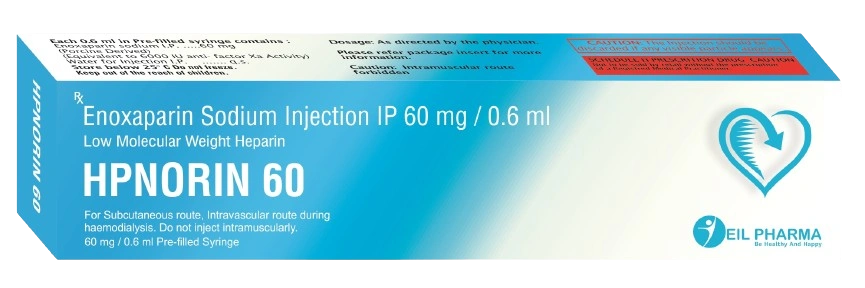 Enoxaparin Sodium injection BP 60mg/0.6ml - HPNORIN 60-12654193