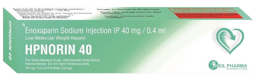 Enoxaparin Sodium injection BP 60mg/0.6ml - HPNORIN 60-2