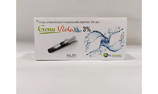 Cross Linked Sodium Hyaluronate injection 3.0% w/v 3ml GenuVida 3.0%