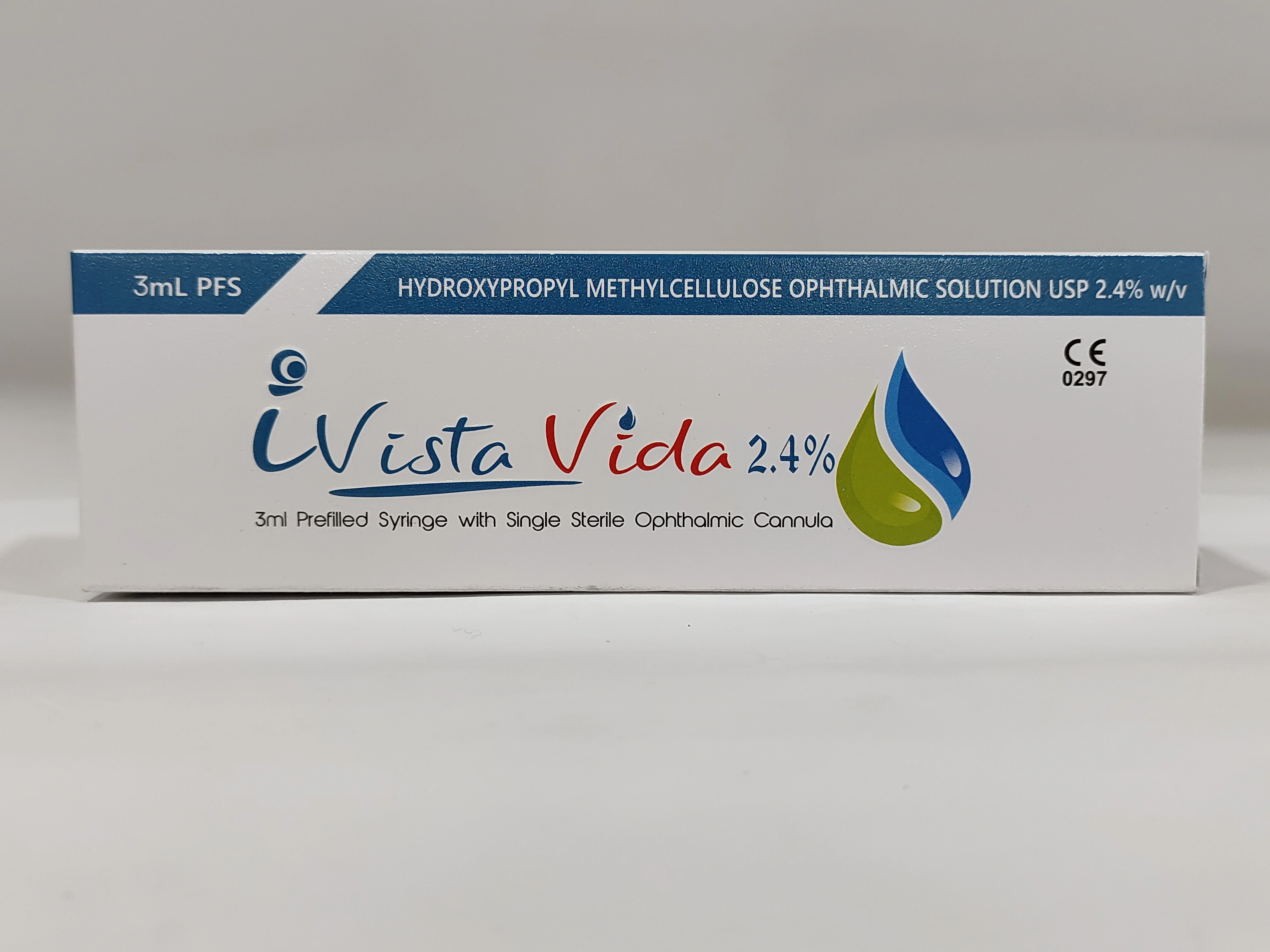 Hydroxypropyl Methylcellulose ophthalmic Solution USP 2.4% w/v 3ml iVistaVida 2.4%-12653499