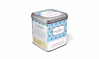 Mountain White Square Box
