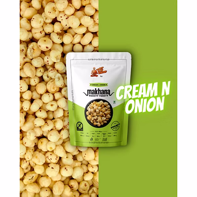 cream n onion makhana