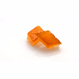 candied orange peel dices