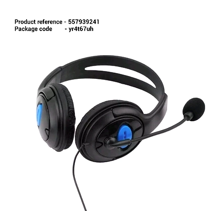 Stereo Wired Gaming Headsets Headphones with Mic for PS4 Playstation 4 PC Laptop-yr4t67uh