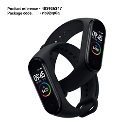 M4 Smart Band Sports Bracelet - Fitness Tracker Heart Rate Monitor Smart Watch for All Mobile (Features M5, 116 Plus, D13, Y68, D20, F8, W34)