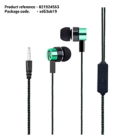 With Microphone Headphones HiFi Stereo Noise Isolating Ergonomic Sport Earphones