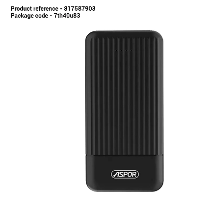 ASPOR A323 Power Bank 10000mAh / Fast Charging / 2 Input 2 Output-7th40u83