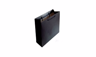 Laminated Grey Back Duplex Paper Bag with Cotton Rope Handle