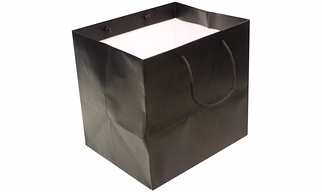 Kraft Paper Basket Bag with Cotton Rope Handle