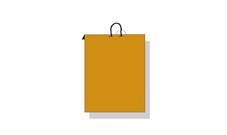 Brown Kraft Paper Medical Bag with Cotton Rope Handle