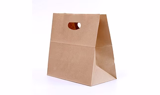 Kraft Paper Bag with D Cut Handle