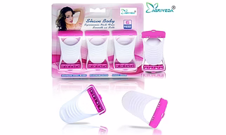 Women's Disposable Plastic Hair Razor & Bikini Shaving Razor For Women- Pack Of 1 (6 X 1 = 6Pcs)