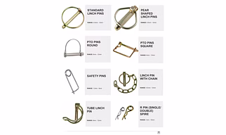 Tractor linkage parts