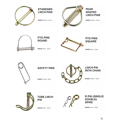 Tractor linkage parts