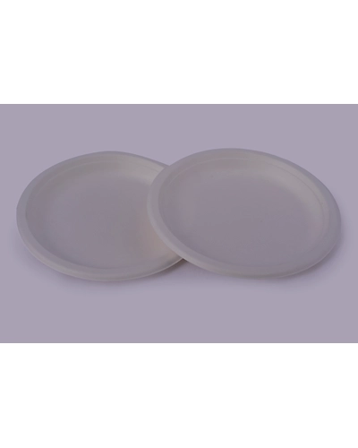 Baggase Plates - 6 Inch Round Plate-1