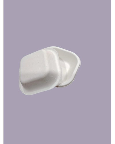 Bagasse Bowls - 90 ML Square Bowl-1