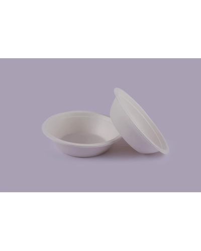Bagasse Bowls - 12OZ - 360 ML Round Bowl-360MLBG