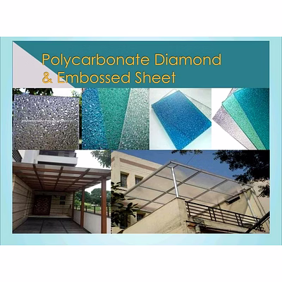 Bluekites Magnificence POLYCARBONATE SHEET 1.8MM DIAMOND 4x38.9 ft-BKSGLOP245713