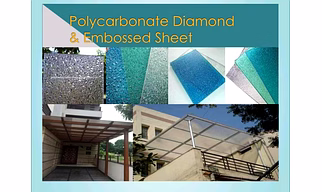 Bluekites Magnificence POLYCARBONATE SHEET 2MM DIAMOND 4x38.9 ft