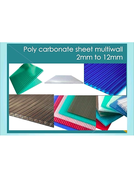 Bluekites Magnificence POLYCARBONATE SHEET 6MM MULTIWALL 4x38.9 ft