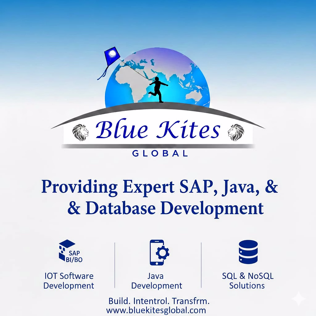 Bluekites Consultancy Services: Unlock Business Potential with JAVA, SAP & Database Solutions image 1