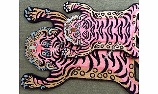 Tiger Rug Handmade 3X5 FT