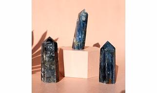 Blue Kyanite Crystal Healing Obelisk Tower / Wand