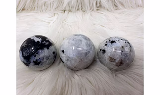Rainbow Moonstone Sphere Ball