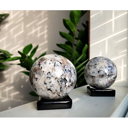 Rainbow Moonstone Sphere Ball-code-015
