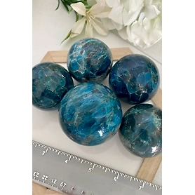 Blue Apatite Sphere Ball