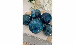 Blue Apatite Sphere Ball