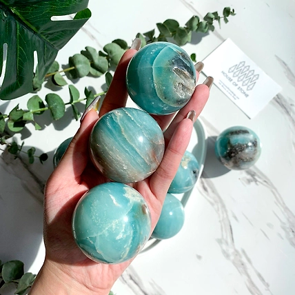 Amazonite Sphere Ball-code-012